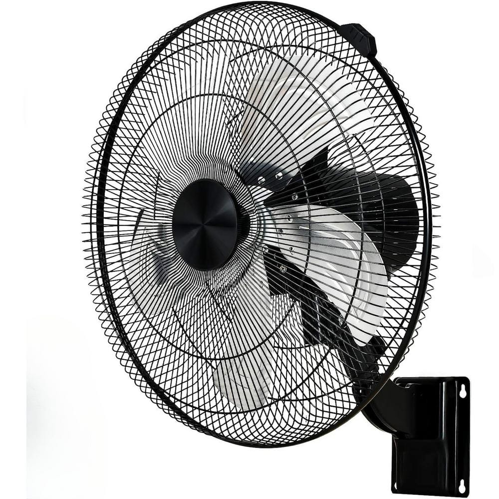 18 in. 5-Speed Household Commercial Wall Mount Fan (Black)
