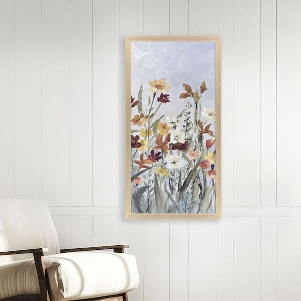 Flourish Wild Flower by Loreth 1 Piece Framed Giclee Nature Art Print 51 in. x 27 in.