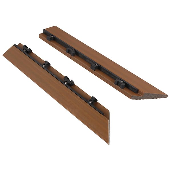 NewTechWood 1/6 ft. x 1 ft. Quick Deck Composite Deck Tile Outside
