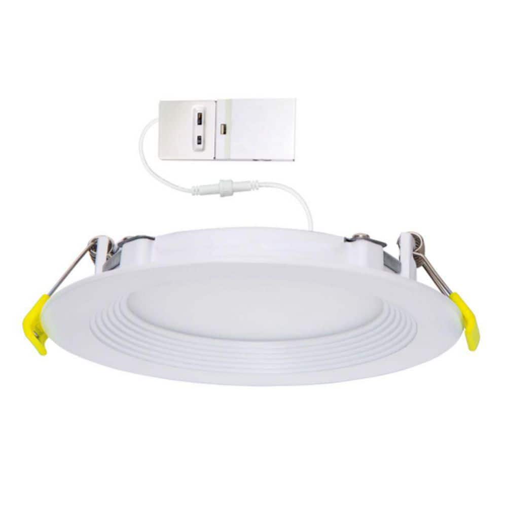 6 in. Adjustable CCT Aluminium Housing IC Rated Dimmable Indoor Outdoor Integrated LED Recessed Baffle Trim price history on PriceWatchPro