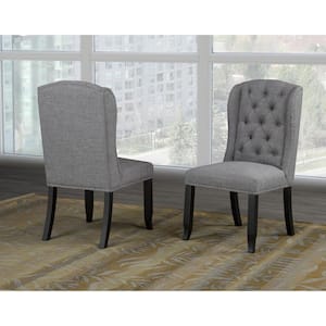 Memphi Grey Fabric Dining Chair Set of 2