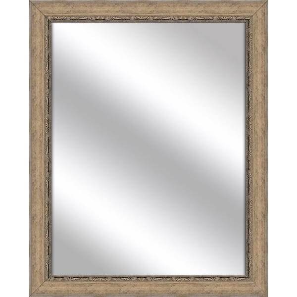 PTM Images Medium Rectangle Medium Champagne Art Deco Mirror (32.375 in. H x 26.375 in. W)