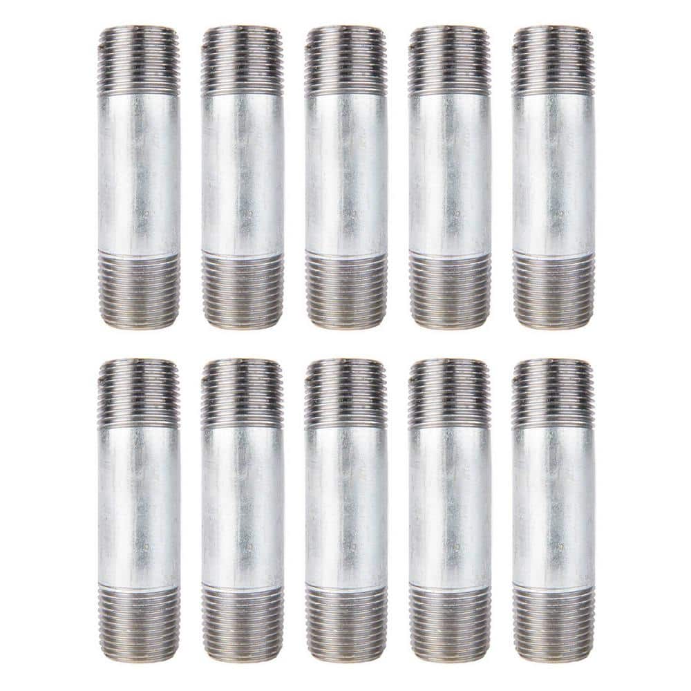 1/2 in. x 3 in. Galvanized Steel Nipple (10-Pack) price history on PriceWatchPro