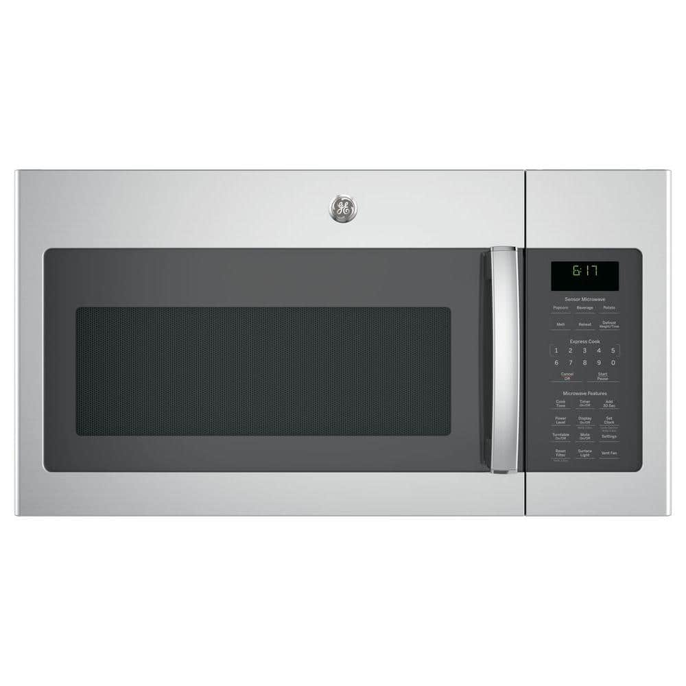 1.7 cu. ft. Over the Range Microwave with Sensor Cooking in Stainless Steel, Silver