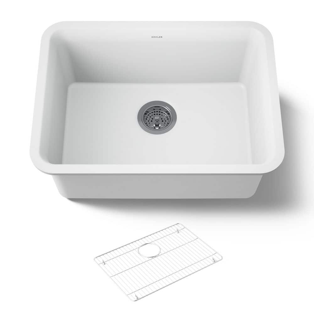 KOHLER Cairn Undermount Neoroc Composite 24.5 in. Single Bowl