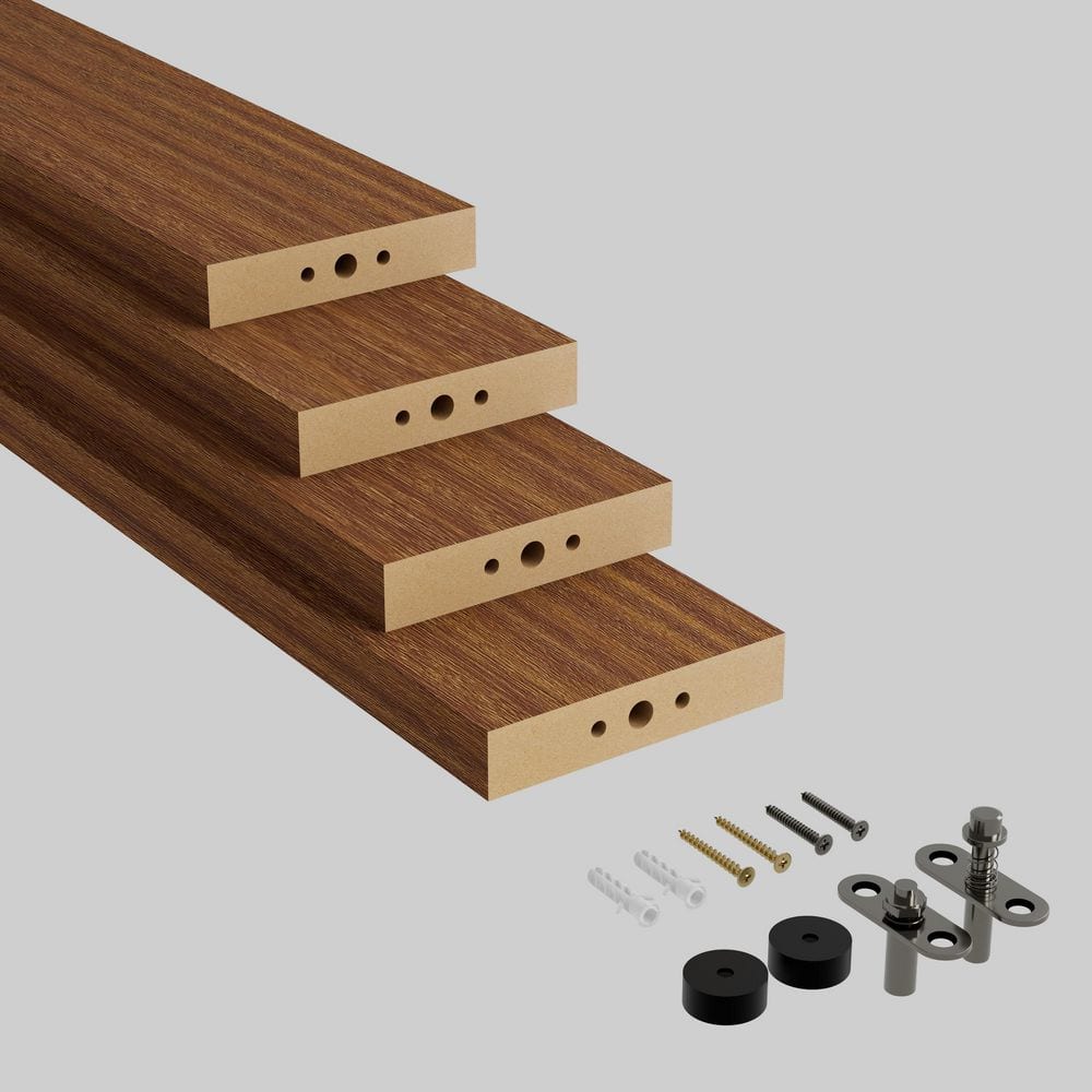 96 in. Cold Oak Rotational Wood Slat Room Siding Divider (Set of 4pc) price history on PriceWatchPro