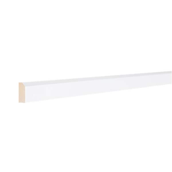 Lancaster Series 96 in. W x 0.75 in. D x 0.75 in. H Convex Top Molding Cabinet Filler in White