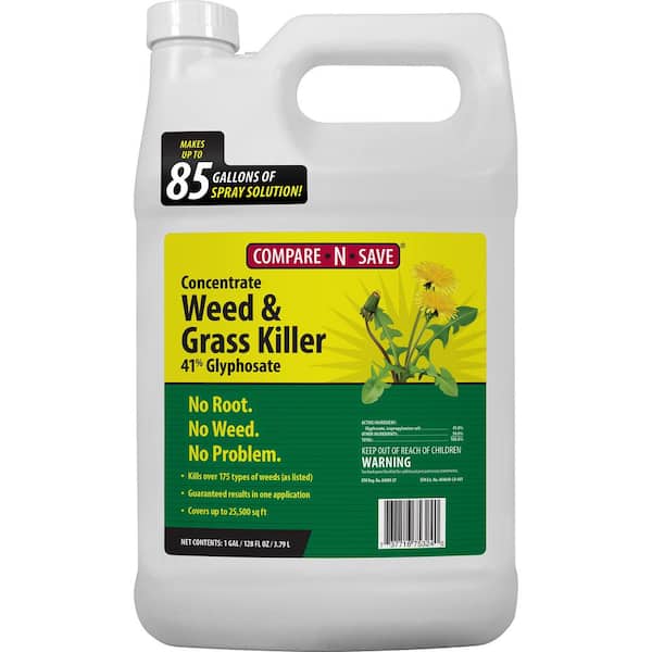 Compare-N-Save 1 Gal. Grass And Weed Killer Glyphosate Concentrate