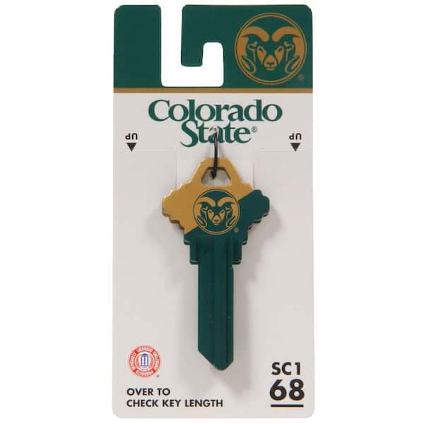 Hillman #68 NCAA Colorado State Rams Key Blank