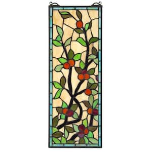 1/2 Flower Branches Stained Glass Sheets for Dollhouses [AZT WM24405]