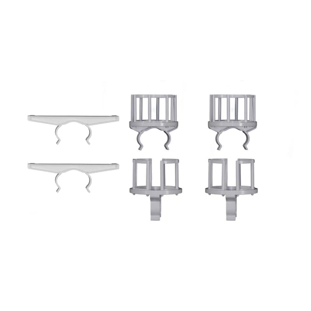 White Plastic Deck Rail 5 Piece Pack