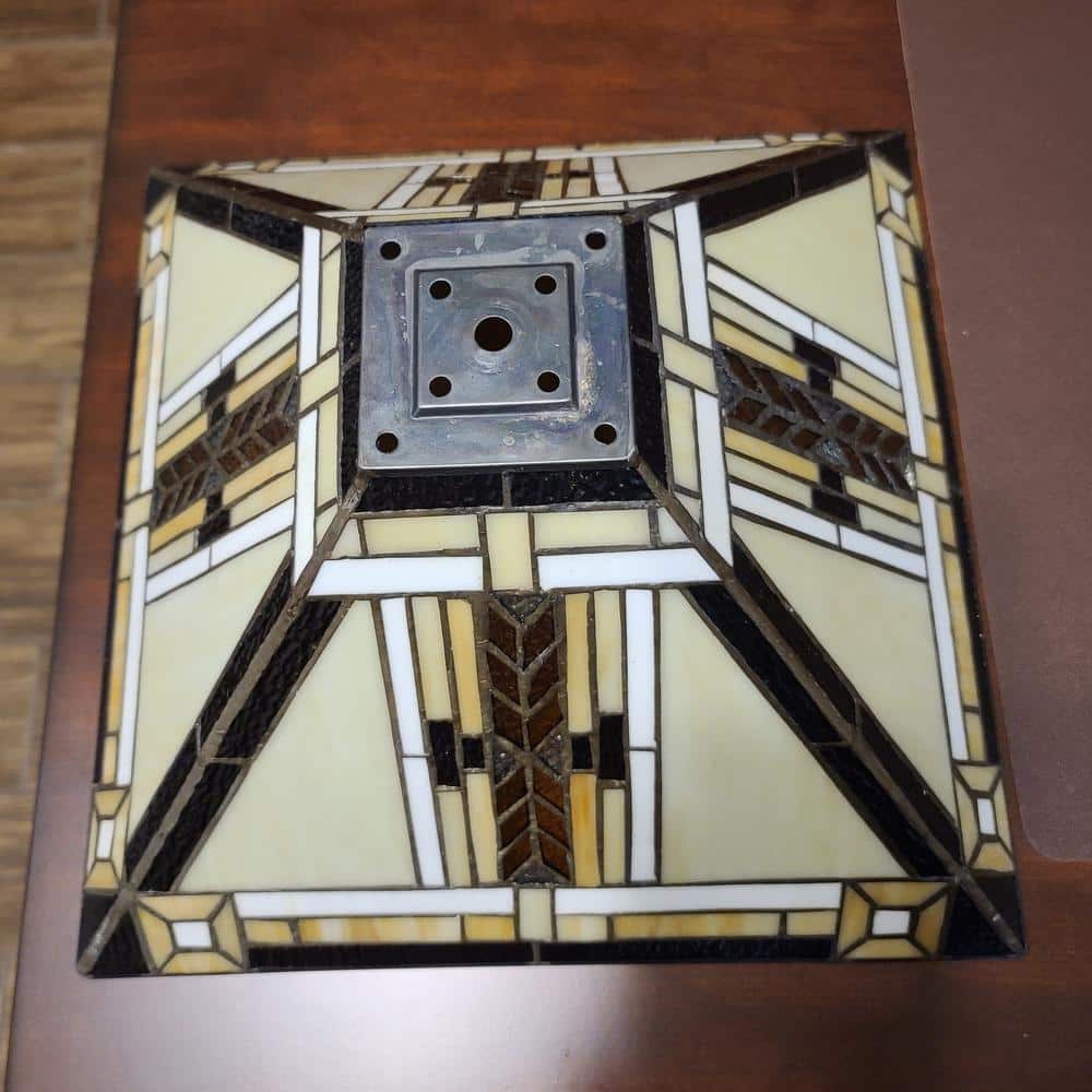 Tiffany Style 22" Multicolor Stained Glass Table Lamp