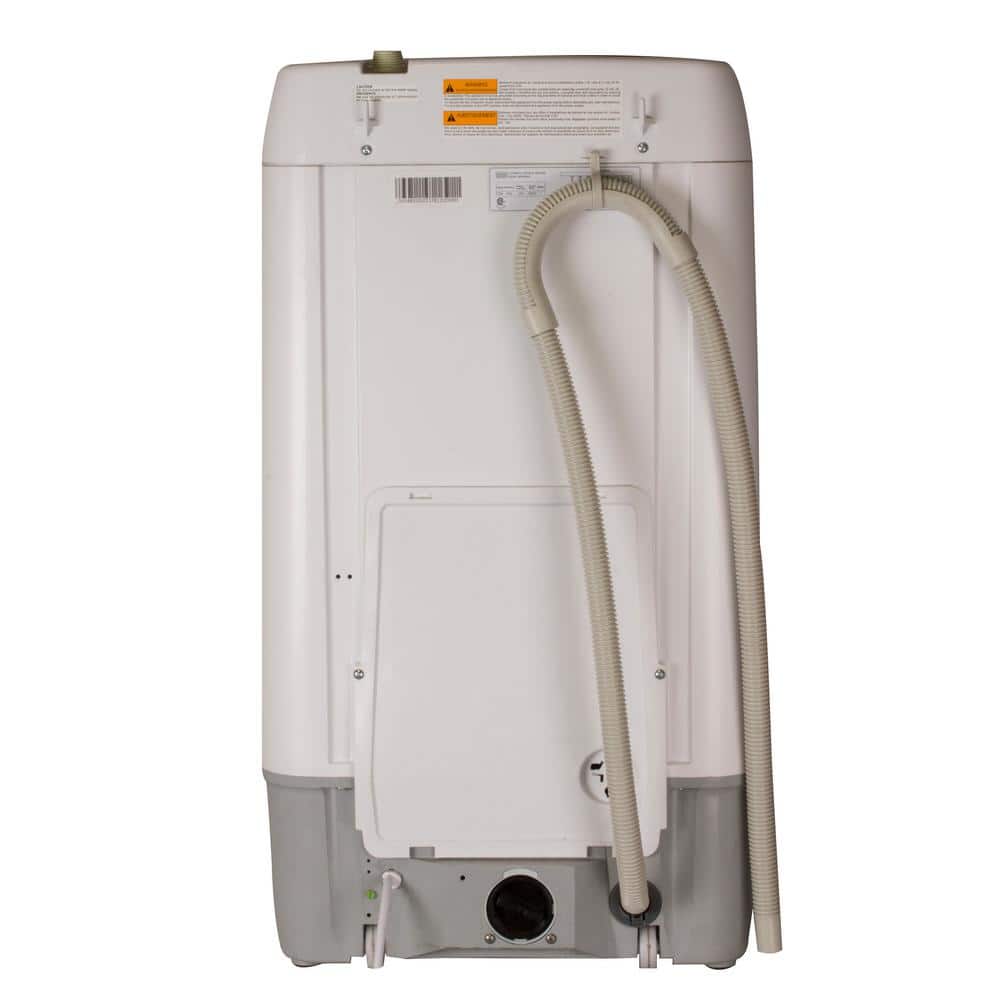 Compact White Stainless Steel Top-Loading Portable Washer