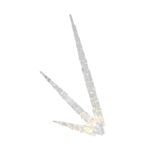 25 Count Warm White LED Icicle Lights