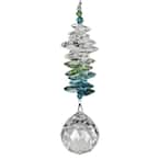 Rainbow Makers Collection, Crystal Grand Cascade, 4.5 in. Green Crystal Suncatcher CCGG