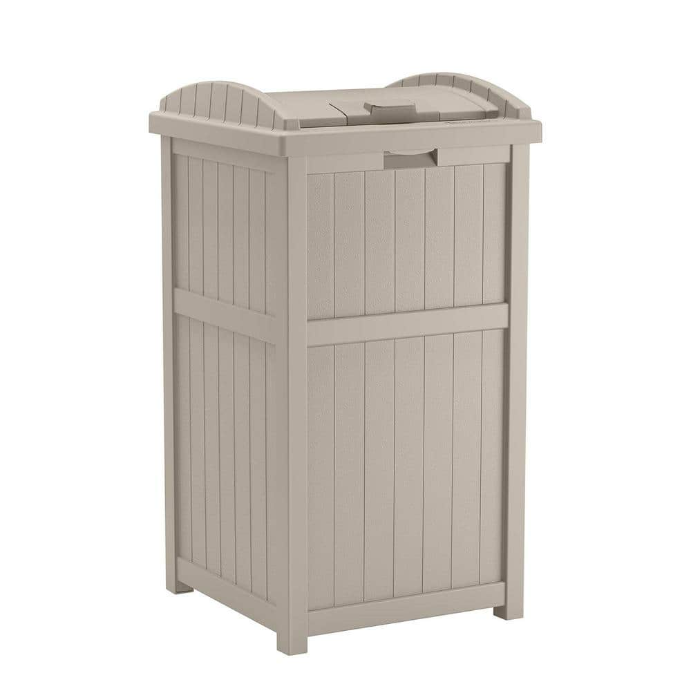 Swing-Top 16.5-Gal. Kitchen Trash Large, Garbage Can for Indoor Or Outdoor  Use TG02254P - The Home Depot