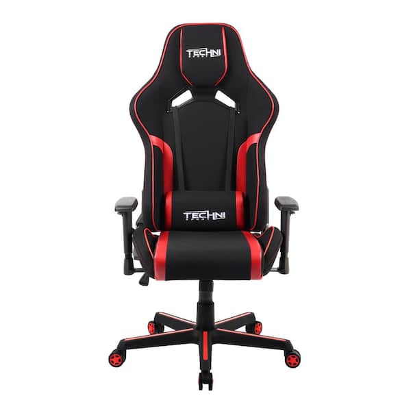 en general Ideal Dibuja una imagen Reviews for Techni Sport Red TechniSport TSF-71 Fabric and PU Office-PC  Gaming Chair, | Pg 1 - The Home Depot