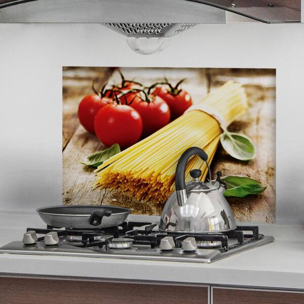 Brewster Yellow Pasta Kitchen Panel Wall Decal