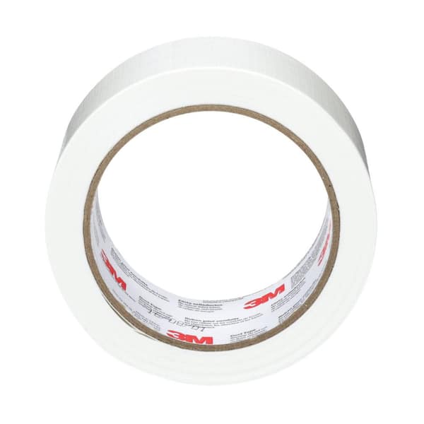3M™ Low Tack Paper Tape 3051 White, 1/2 in x 36 yd 3.3 mil, 72 per case  Bulk - Single Coated Tapes - Tape