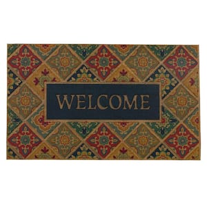 Tile Garden Welcome Mutli 18 in. x 30 in. Door Mat