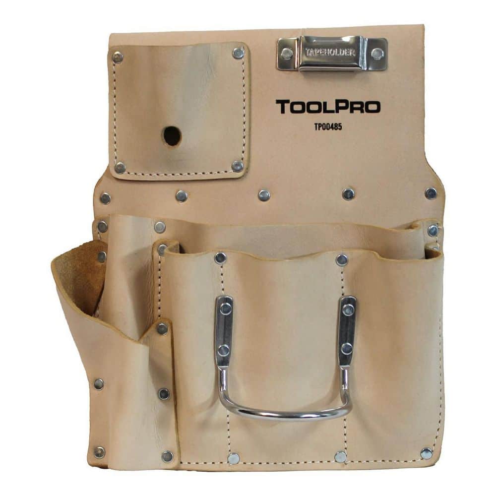 国内盤 ボーナストラック LUN Destiny Potato Djent ToolPro Top Grain Leather Left Handed 8 Pocket Drywall Pouch