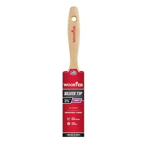 1-1/2 in. Silver Tip Polyester Flat Brush