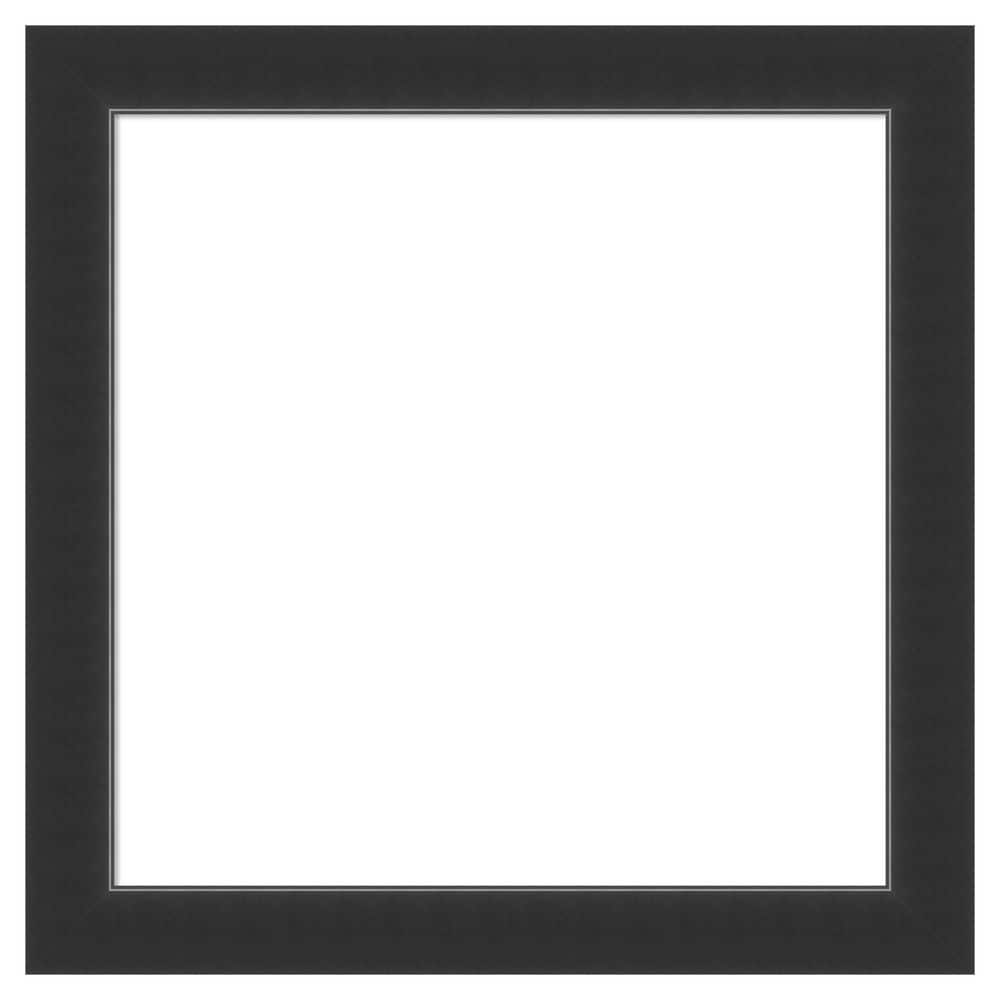 Amanti Art Corvino Black 29 in. x 29 in. Wood Framed Dry Erase Magnetic ...