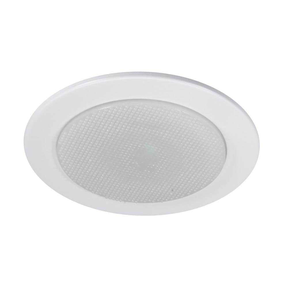 5'' White Satin Glass Recessed Shower Trim Kit
