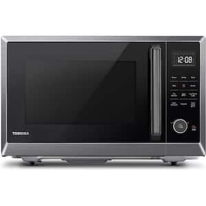 1.0 cu. ft. in Stainless Steel 1000 Watt Countertop Microwave Oven with Air Fryer, Broil, Convection, Eco Mode