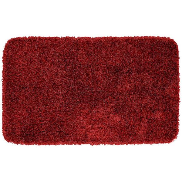 Garland Rug Jazz Chili Pepper Red 30 in. x 50 in. Washable Bathroom Accent Rug