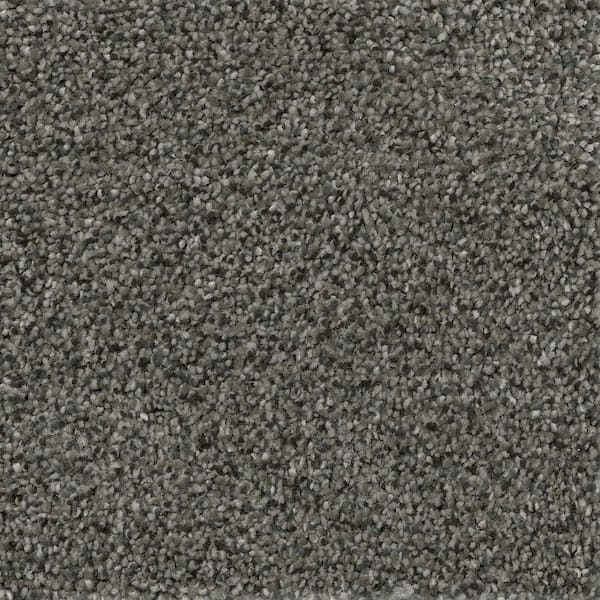 Home Decorators Collection Soft Breath II - Cranbrook - Gray 60 oz. SD Polyester Texture Installed Carpet