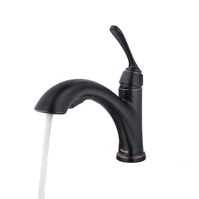 Cantara Single-Handle Pull-Out Sprayer Kitchen Faucet in Tuscan Bronze