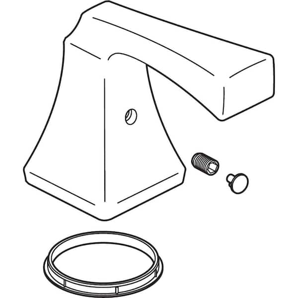 Delta Dryden Roman Tub Two Metal Lever Handle Kit in Stainless