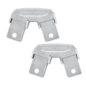 Lightweight Aluminum Rail Brackets, Fits All Gorilla MPX Multi-Position Ladders, Quick and Easy to Use