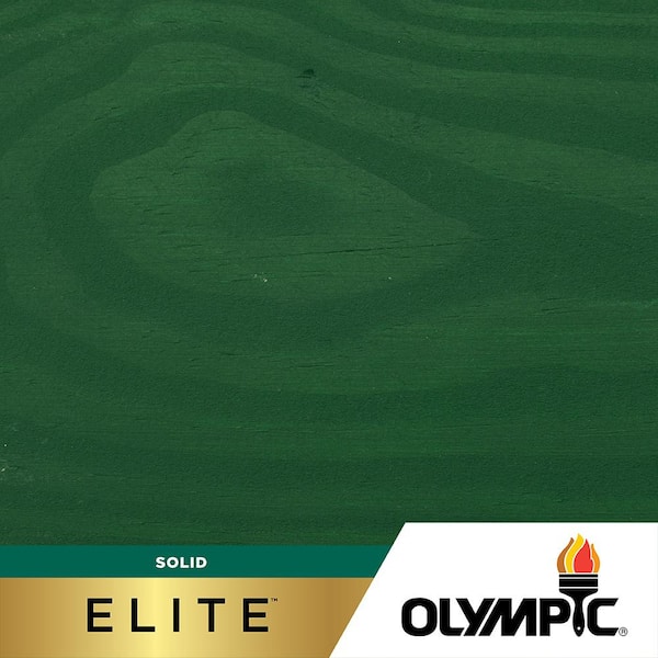 Olympic Elite 1 gal. Forest SC-1033 Solid Advanced Exterior Stain and Sealant in One