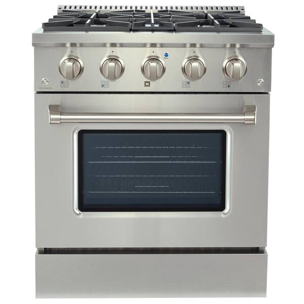 JANSKA 30 in. 4.2 cu. ft. Gas Range with 4-Burners