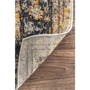 Persian Vintage Raylene Gold Doormat 3 ft. x 5 ft. Area Rug
