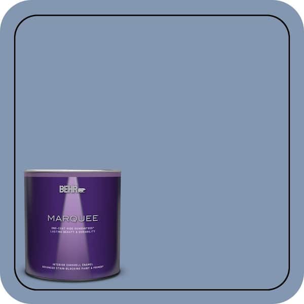 BEHR MARQUEE 1 qt. #S530-4 Jet Set One-Coat Hide Eggshell Enamel Interior Paint & Primer