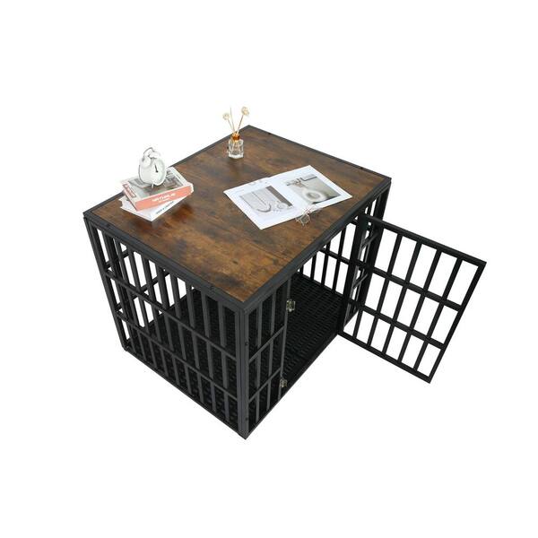 cenadinz H-W20658496 Heavy-Duty Pet Playpen with Cover Metal Dog Fence Crate - 3