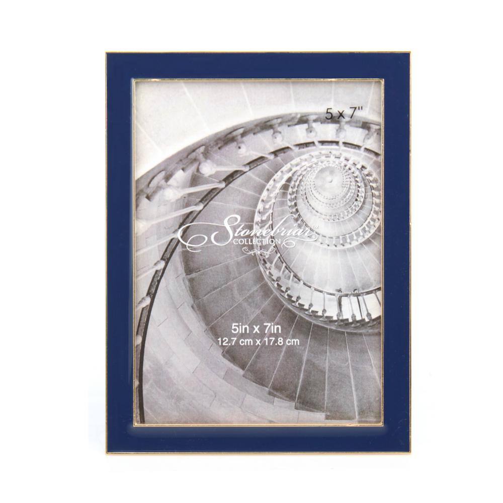 Stonebriar Collection 5 in. x 7 in. Blue Depths Picture Frame SB6300A The Home Depot