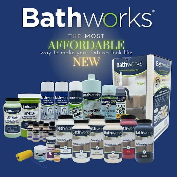 BATHWORKS 32 oz. EZ Etch Porcelain, Ceramic, and Glass Etching Paste Kit (2  tub kit) EZPZ-02 - The Home Depot