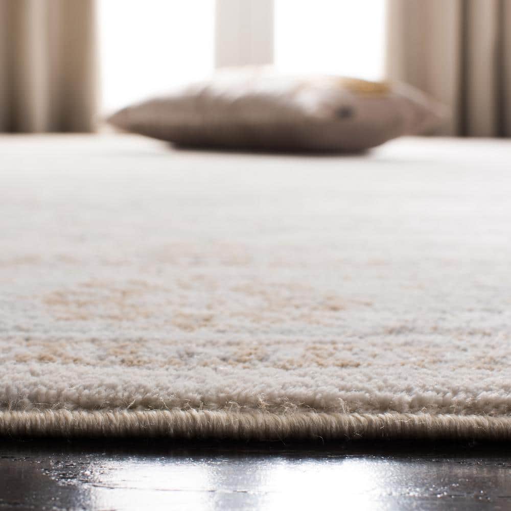 Isabella Blue Hand-Knotted Synthetic 8' x 10' Area Rug