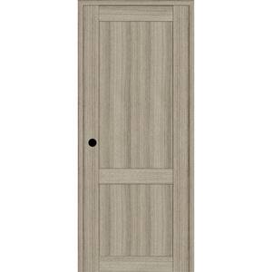 2-Panel Shaker 30 in. x 96 in. Right-Hand Shambor Composite Solid Core DIY-Friendly Single Prehung Interior Door