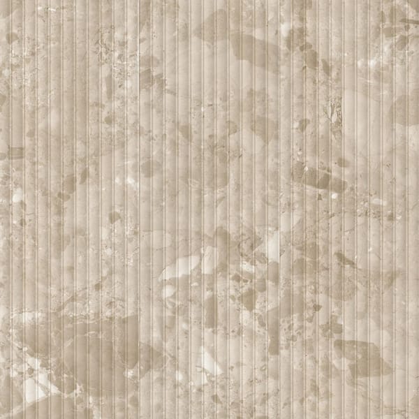 Terrazzo Ash Fluted 16 in. x 48 in. Grey Fluted Matte Ceramic Wall Tile (15.51 sq. ft. /Case)