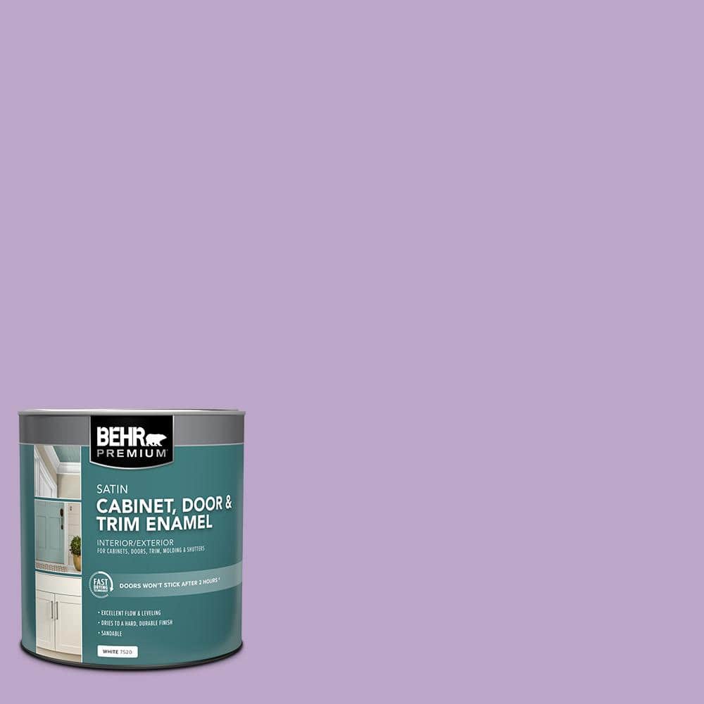 1 qt. #M570-4 Cyber Grape Satin Enamel Interior/Exterior Cabinet, Door & Trim Paint price history on PriceWatchPro