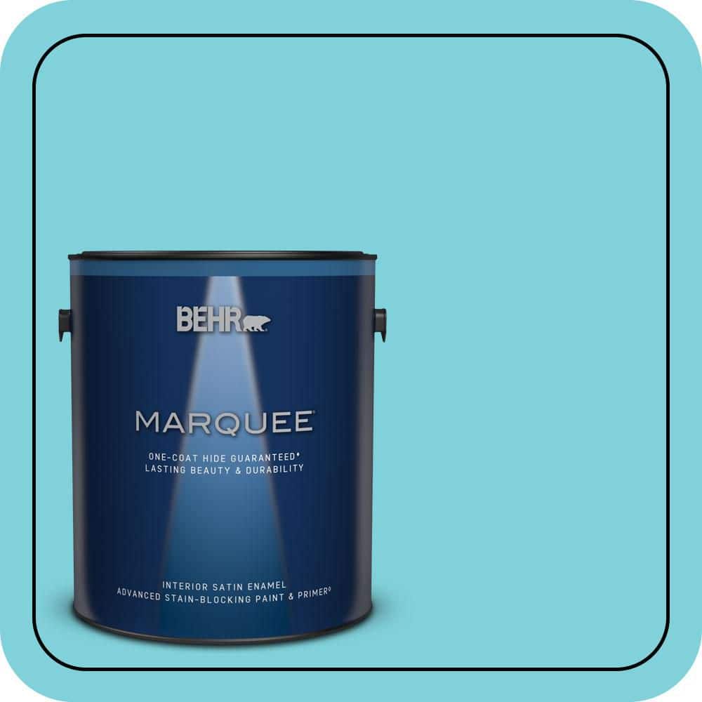 1 gal. #P470-3 Sea of Tranquility Satin Enamel Interior Paint & Primer price history on PriceWatchPro