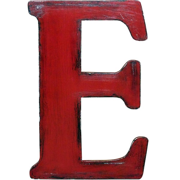 Jeff Mcwilliams Designs 23 In Oversized Unfinished Wood Letter E The Home Depot