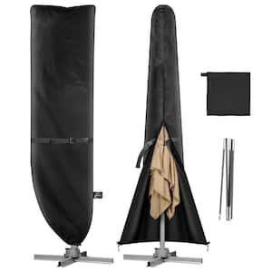 cover for outdoor expressions 10 ft gazebo offset patio umbrella Outdoor Expressions 10 Ft. Round Steel Offset Brown Patio Umbrella