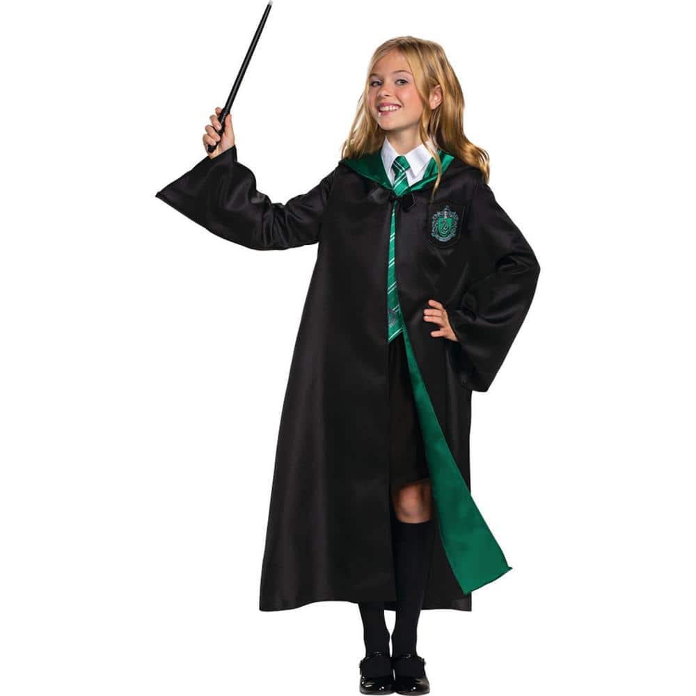Kids Deluxe Harry Potter Slytherin Robe - Large 10-12 - Kids Halloween Costume price history on PriceWatchPro