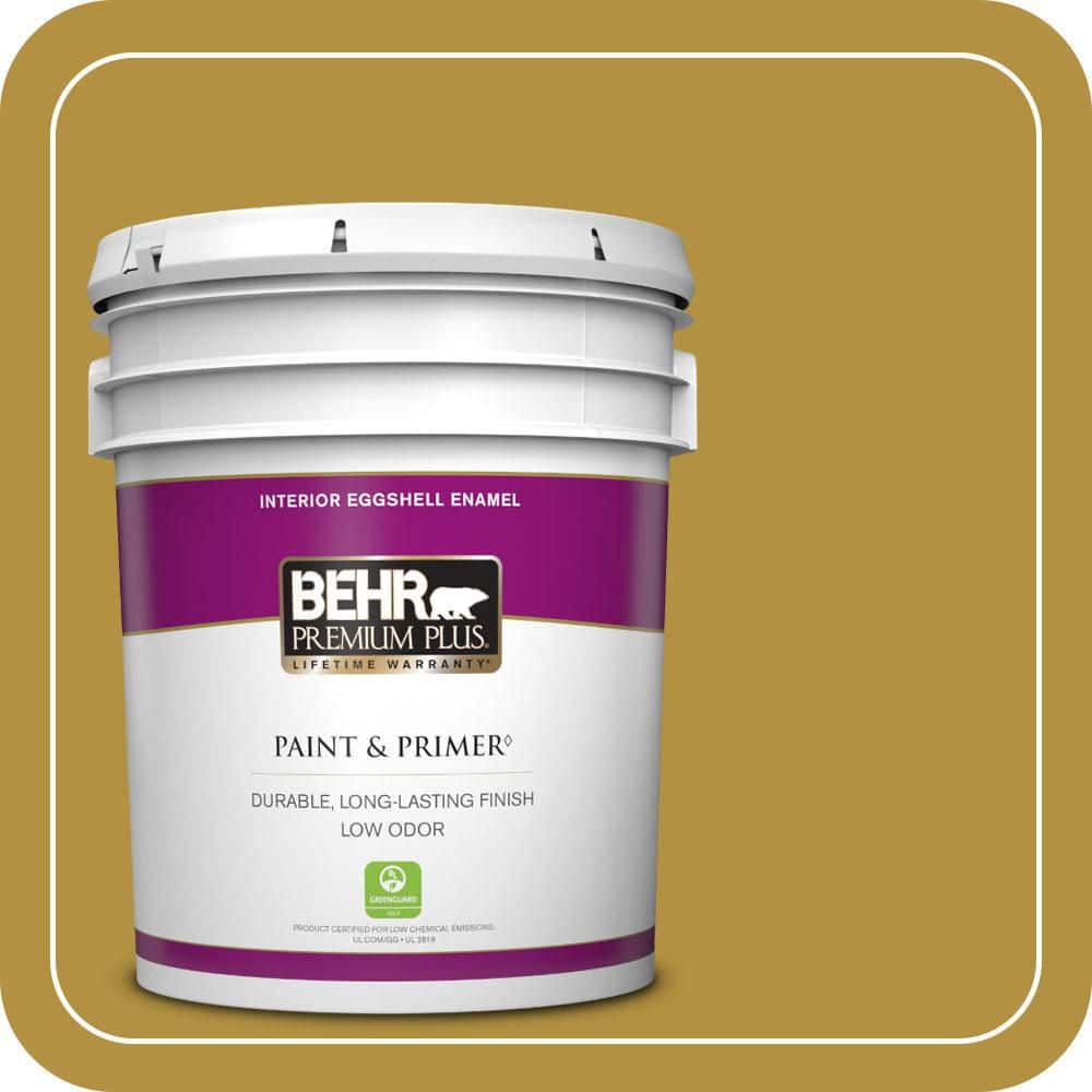 5 gal. #370D-7 Venetian Gold Eggshell Enamel Low Odor Interior Paint & Primer price history on PriceWatchPro